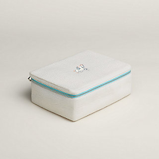 人気【HERMES】Toogo Cabriole トイレタリーバッグ、ミディアム AUTHENTIC HERMES Cabriole Toogo MM Pouch White cotton | eBay